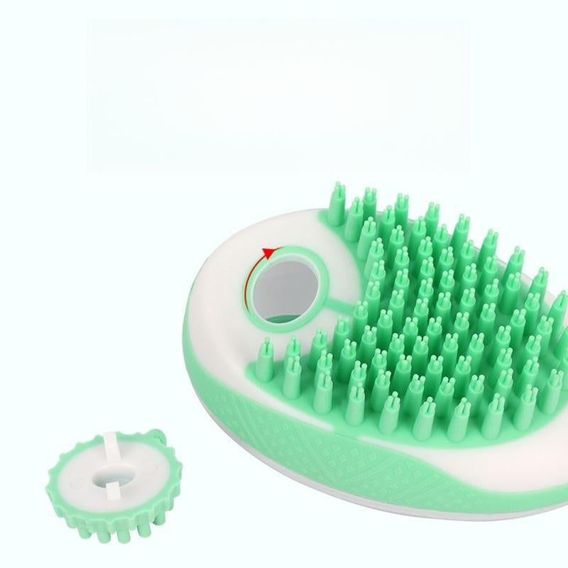 Pet Bath Brush, Shampoo Dispenser Pet Bath Massage Brush, Pet Grooming Brush, Pet Supplies