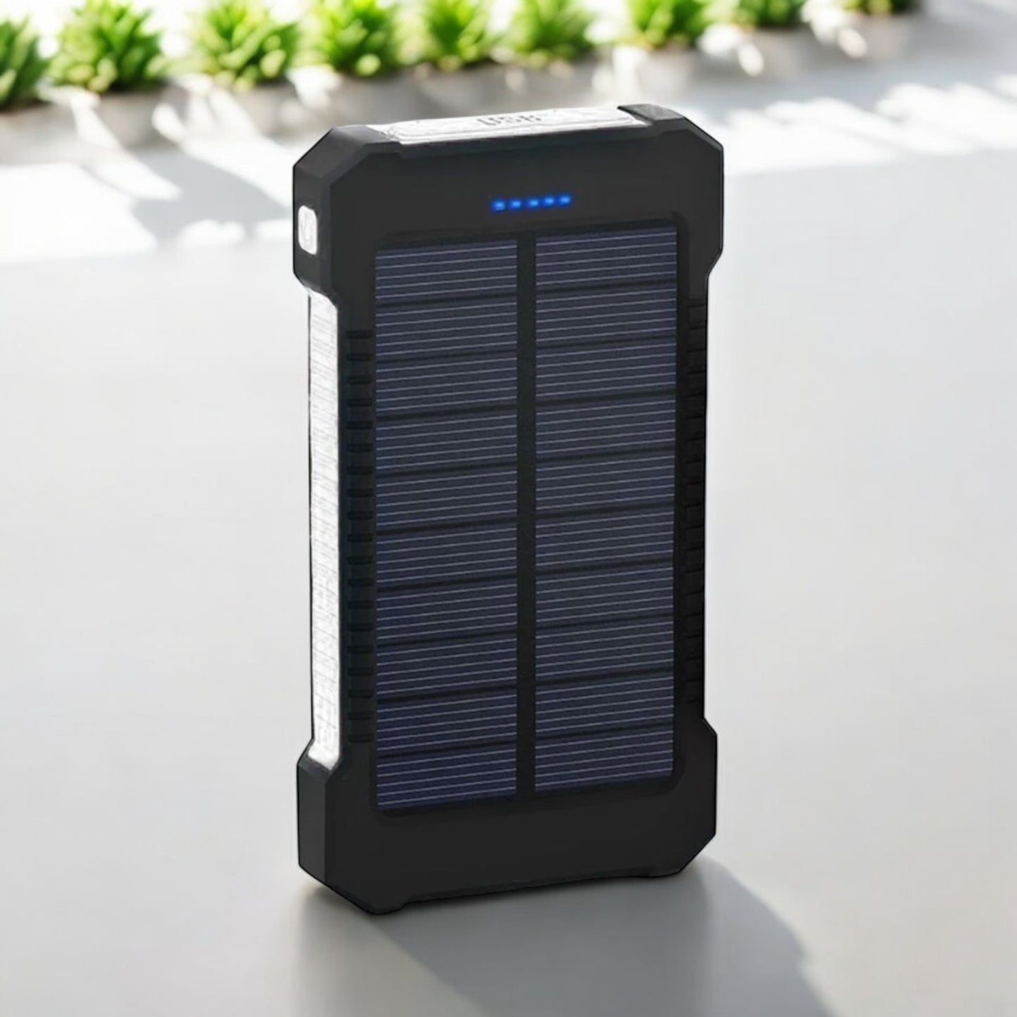 50000Mah Solar Power Bank Portable External Battery Dual USB Phone Charger