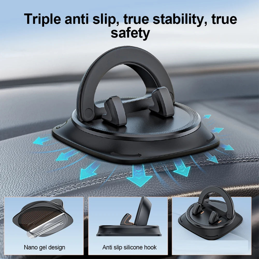 Universal Car Phone Holder - 360° Full Rotation