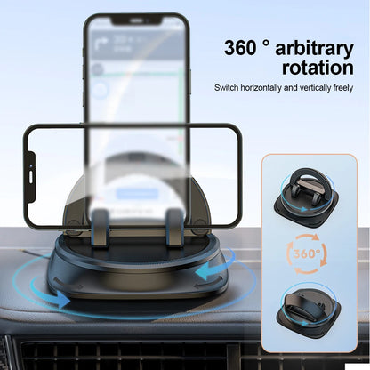 Universal Car Phone Holder - 360° Full Rotation